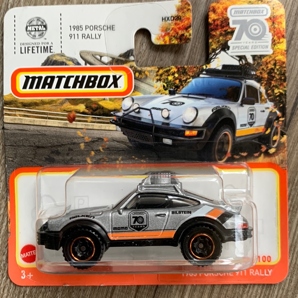 1985 Porsche 911 Rally MBX Matchbox Racing Car Racer MB 70 Year Anniversary New
